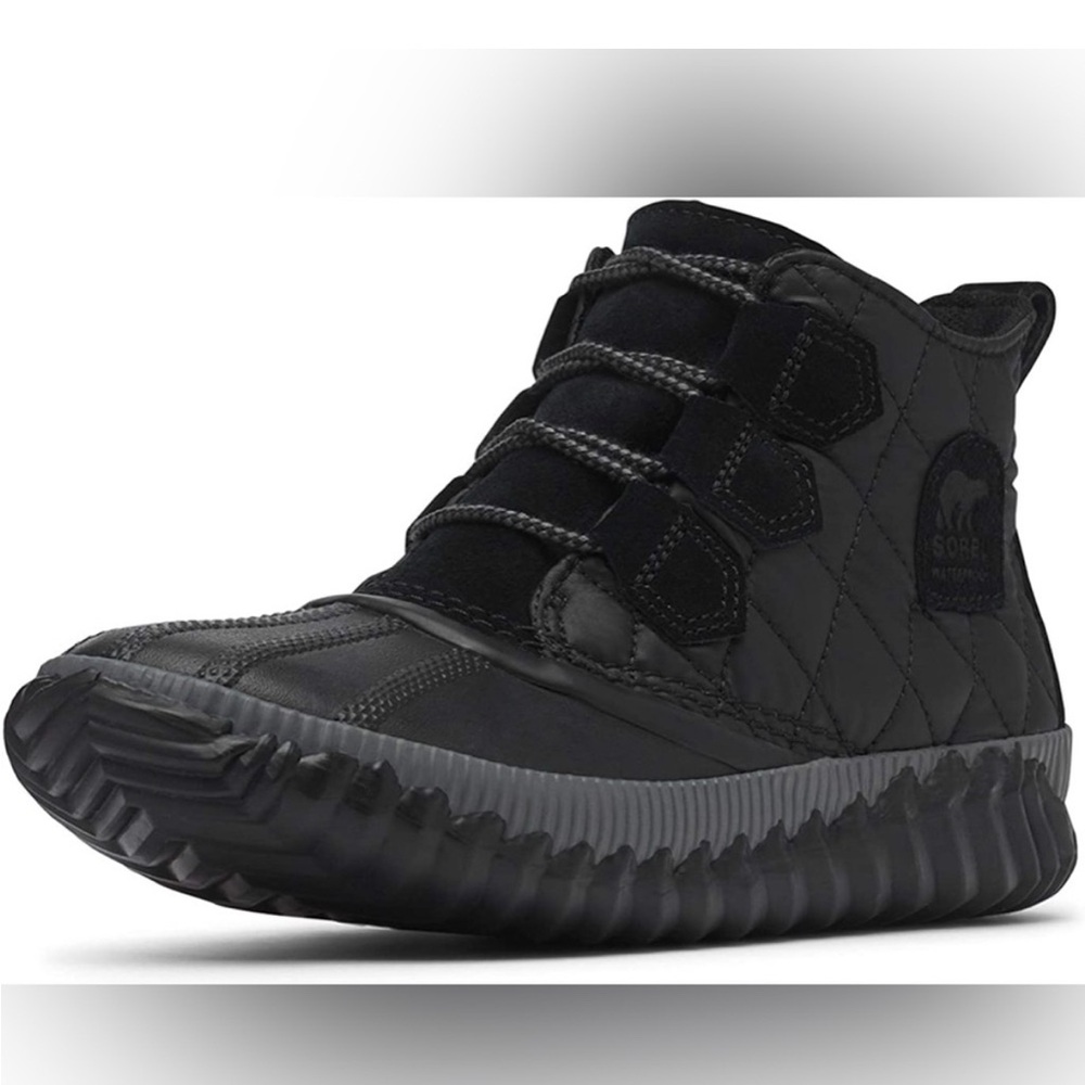 Sorel Black Quilted Women's Boots